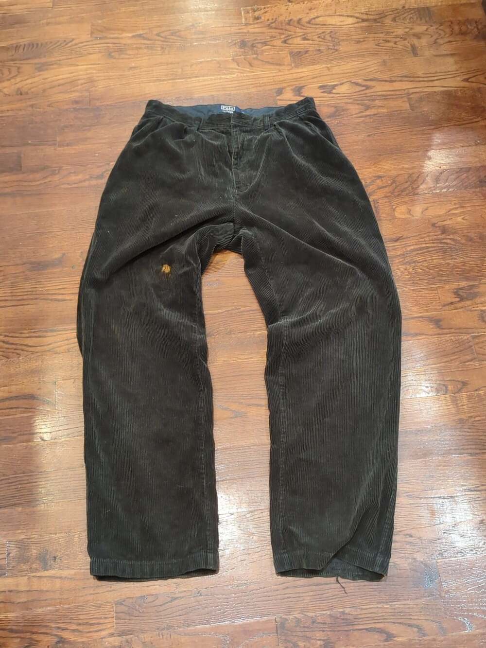 Polo by Ralph Lauren Andrew Pant Corduroy Pants Size 30 Black